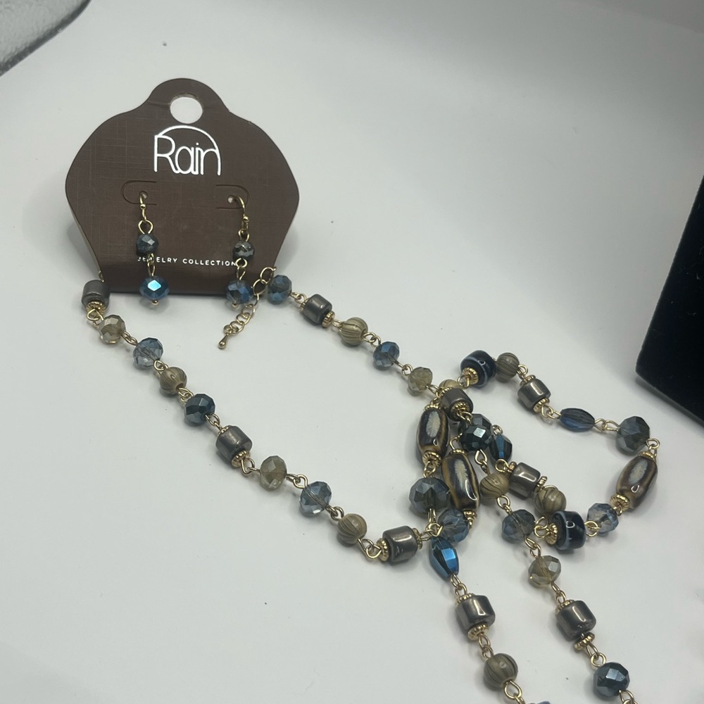 Necklace and Earring set by Rain